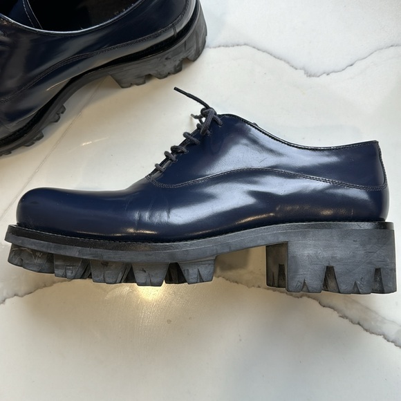 Prada leather lace up derby - Picture 3 of 8